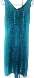 Kids Costumes to Hire - Teal Glitter Dress - TEEN